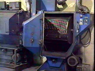 A shot of our wheelabrator.